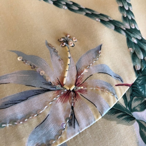 Faith Women's Skirt Full Length Floral With Ruffled Hem Yellow Green Size S - Picture 7 of 16